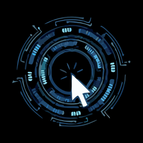 icono del sitio upclick negro